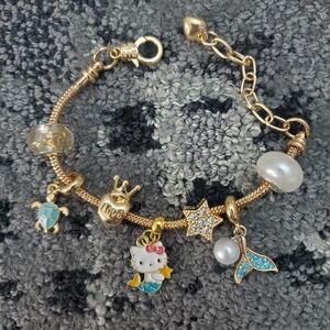 Handmade Custom Pandora Look Alike Charm Bracelet